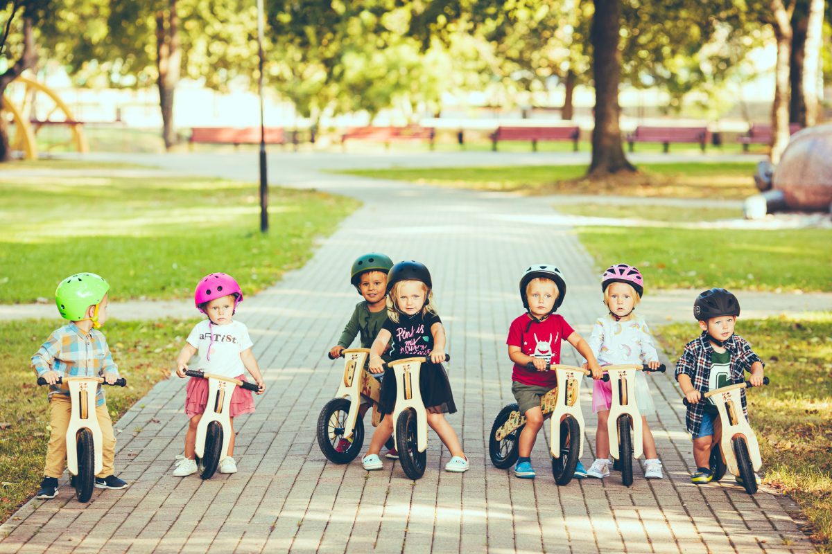Kids on DIP DAP bikes